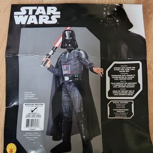 Youth Darth Vader Star Wars Costume, size M